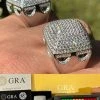 4.5ct MOISSANITE Real Solid 925 Silver HUGE Hip Hop Ring Iced Pass Diamond Test 2 4.5ct MOISSANITE Real Solid 925 Silver HUGE Hip Hop Ring Iced Pass Diamond Test -Harlem Bling Shop harlembling 4.5ct moissanite real solid 925 silver huge hip hop ring iced pass diamond test 09473.1664358155