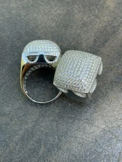 4.5ct MOISSANITE Real Solid 925 Silver HUGE Hip Hop Ring Iced Pass Diamond Test 24 4.5ct MOISSANITE Real Solid 925 Silver HUGE Hip Hop Ring Iced Pass Diamond Test -Harlem Bling Shop harlembling 4.5ct moissanite real solid 925 silver huge hip hop ring iced pass diamond test 84069.1664358911