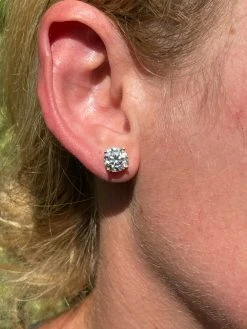 4ct TW Moissanite Screw Back Solitaire Stud Earrings - GRA Certified D VVS1 8mm 23 4ct TW Moissanite Screw Back Solitaire Stud Earrings - GRA Certified D VVS1 8mm -Harlem Bling Shop harlembling 4ct tw moissanite screw back solitaire stud earrings gra certified d vvs1 8mm 05318.1664400216