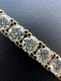 5mm MOISSANITE Tennis Chain Necklace 14k Gold Over 925 - Stones On All Sides 38 5mm MOISSANITE Tennis Chain Necklace 14k Gold Over 925 - Stones On All Sides -Harlem Bling Shop harlembling 5mm moissanite tennis chain necklace 14k gold over 925 stones on all sides 04788.1677090501