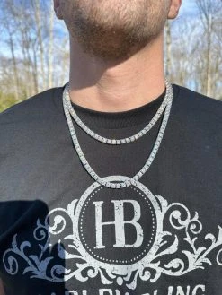 5mm MOISSANITE Tennis Chain Necklace Reinvented 925 Silver Stones On All Sides 40 5mm MOISSANITE Tennis Chain Necklace Reinvented 925 Silver Stones On All Sides -Harlem Bling Shop harlembling 5mm moissanite tennis chain necklace reinvented 925 silver stones on all sides 34799.1677090690