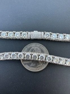 5mm MOISSANITE Tennis Chain Necklace Reinvented 925 Silver Stones On All Sides 32 5mm MOISSANITE Tennis Chain Necklace Reinvented 925 Silver Stones On All Sides -Harlem Bling Shop harlembling 5mm moissanite tennis chain necklace reinvented 925 silver stones on all sides 50725.1677090713
