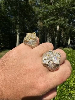 6.5ct MOISSANITE Iced Real Baguette Cross Shaped Ring 14k Gold Over 925 Silver 33 6.5ct MOISSANITE Iced Real Baguette Cross Shaped Ring 14k Gold Over 925 Silver -Harlem Bling Shop harlembling 6.5ct moissanite iced real baguette cross shaped ring 14k gold over 925 silver 35239.1690329842