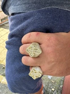 6.5ct MOISSANITE Iced Real Baguette Cross Shaped Ring 14k Gold Over 925 Silver 39 6.5ct MOISSANITE Iced Real Baguette Cross Shaped Ring 14k Gold Over 925 Silver -Harlem Bling Shop harlembling 6.5ct moissanite iced real baguette cross shaped ring 14k gold over 925 silver 53202.1690329855