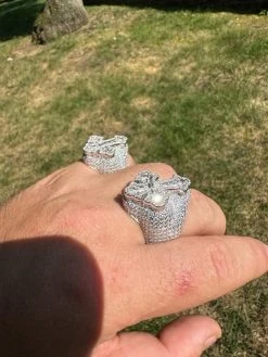 6.5ct MOISSANITE Iced Real Baguette Cross Shaped Ring For Men Solid 925 Silver 40 6.5ct MOISSANITE Iced Real Baguette Cross Shaped Ring For Men Solid 925 Silver -Harlem Bling Shop harlembling 6.5ct moissanite iced real baguette cross shaped ring for men solid 925 silver 20110.1690329899