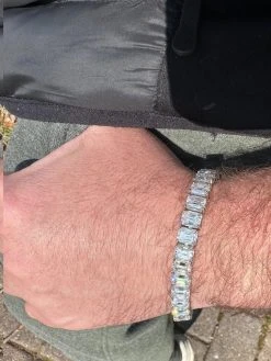 60ct Emerald Cut MOISSANITE 8mm Tennis Bracelet 925 Silver Pass Diamond Tester -Harlem Bling Shop harlembling 60ct emerald cut moissanite 8mm tennis bracelet 925 silver pass diamond tester 68730.1676052968