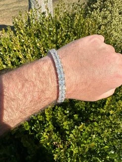 60ct Emerald Cut MOISSANITE 8mm Tennis Bracelet 925 Silver Pass Diamond Tester -Harlem Bling Shop harlembling 60ct emerald cut moissanite 8mm tennis bracelet 925 silver pass diamond tester 90769.1676052839