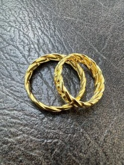 6mm Cuban Wedding Band Ring - 14k Gold Plated 925 Sterling Silver - Mens Ladies 20 6mm Cuban Wedding Band Ring - 14k Gold Plated 925 Sterling Silver - Mens Ladies -Harlem Bling Shop harlembling 6mm cuban wedding band ring 14k gold plated 925 sterling silver mens ladies 57517.1664300385