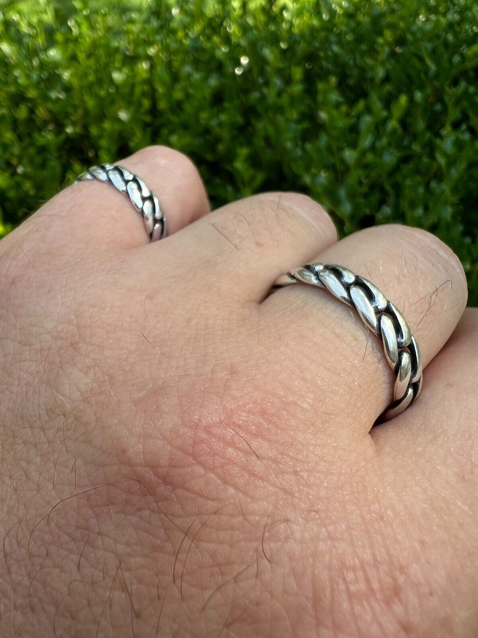 6mm Miami Cuban Wedding Band Ring - Real Solid 925 Sterling Silver - Mens Ladies 11 6mm Miami Cuban Wedding Band Ring - Real Solid 925 Sterling Silver - Mens Ladies - Image 9