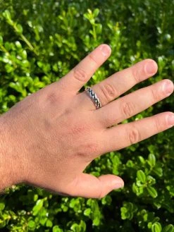 6mm Miami Cuban Wedding Band Ring - Real Solid 925 Sterling Silver - Mens Ladies 15 6mm Miami Cuban Wedding Band Ring - Real Solid 925 Sterling Silver - Mens Ladies -Harlem Bling Shop harlembling 6mm miami cuban wedding band ring real solid 925 sterling silver mens ladies 48961.1664301380