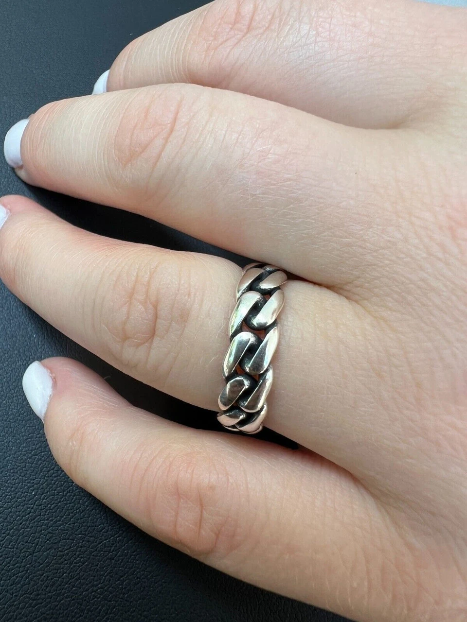 6mm Miami Cuban Wedding Band Ring - Real Solid 925 Sterling Silver - Mens Ladies 13 6mm Miami Cuban Wedding Band Ring - Real Solid 925 Sterling Silver - Mens Ladies - Image 11