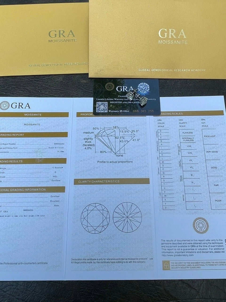 8ct TW Moissanite Huge Big Mens 10mm Solitaire Stud Earrings GRA Certified VVS1 12 8ct TW Moissanite Huge Big Mens 10mm Solitaire Stud Earrings GRA Certified VVS1 - Image 10