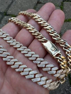 8mm Solid 14k Gold MOISSANITE Real Miami Cuban Link Prong Chain Iced Necklace 38 8mm Solid 14k Gold MOISSANITE Real Miami Cuban Link Prong Chain Iced Necklace -Harlem Bling Shop harlembling 8mm solid 14k gold moissanite real miami cuban link prong chain iced necklace 17066.1700712745
