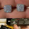 925 Silver Iced Hip Hop MOISSANITE Square Screwback Earrings Pass Diamond Tester 2 925 Silver Iced Hip Hop MOISSANITE Square Screwback Earrings Pass Diamond Tester -Harlem Bling Shop harlembling 925 silver iced hip hop moissanite square screwback earrings pass diamond tester 00838.1664355116