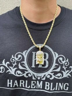 925 Silver / Yellow Rose Gold Jesus Piece Iced Hip Hop Necklace Baguette Diamond 20 925 Silver / Yellow Rose Gold Jesus Piece Iced Hip Hop Necklace Baguette Diamond -Harlem Bling Shop harlembling 925 silver yellow rose gold jesus piece iced hip hop necklace baguette diamond 31889.1664388383