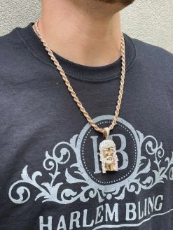 925 Silver / Yellow Rose Gold Jesus Piece Iced Hip Hop Necklace Baguette Diamond 21 925 Silver / Yellow Rose Gold Jesus Piece Iced Hip Hop Necklace Baguette Diamond -Harlem Bling Shop harlembling 925 silver yellow rose gold jesus piece iced hip hop necklace baguette diamond 47992.1664396424