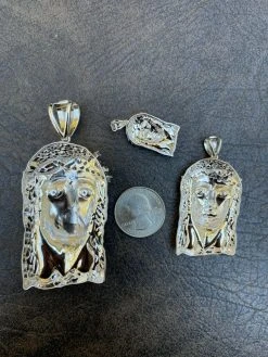 925 Sterling Silver Jesus Piece Pendant Real Baguette MOISSANITE Necklace ITALY 22 925 Sterling Silver Jesus Piece Pendant Real Baguette MOISSANITE Necklace ITALY -Harlem Bling Shop harlembling 925 sterling silver jesus piece pendant real baguette moissanite necklace italy 06024.1664357289