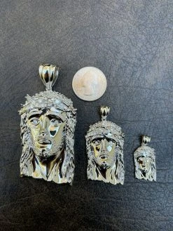 925 Sterling Silver Jesus Piece Pendant Real Baguette MOISSANITE Necklace ITALY 23 925 Sterling Silver Jesus Piece Pendant Real Baguette MOISSANITE Necklace ITALY -Harlem Bling Shop harlembling 925 sterling silver jesus piece pendant real baguette moissanite necklace italy 15861.1664356547