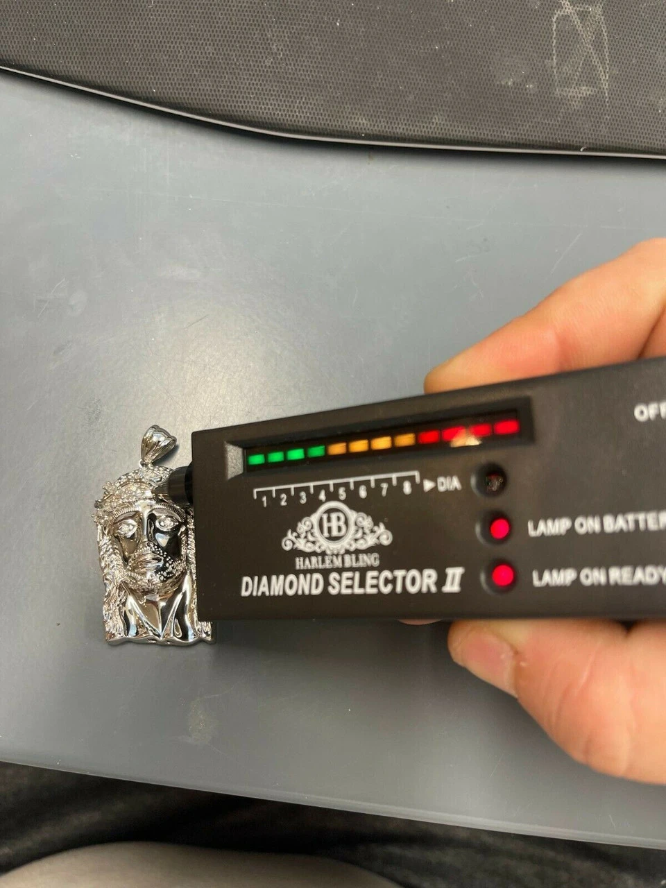 925 Sterling Silver Jesus Piece Pendant Real Baguette MOISSANITE Necklace ITALY 13 925 Sterling Silver Jesus Piece Pendant Real Baguette MOISSANITE Necklace ITALY - Image 11