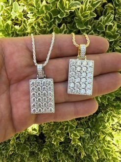 9ct Iced MOISSANITE Mens's Hip Hop Dog Tag Pendant Necklace Pass Diamond Tester 24 9ct Iced MOISSANITE Mens's Hip Hop Dog Tag Pendant Necklace Pass Diamond Tester -Harlem Bling Shop harlembling 9ct iced moissanite menss hip hop dog tag pendant necklace pass diamond tester 36669.1664362790
