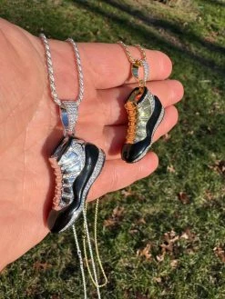 Air Jordan 45 Black Nike Sneaker Pendant MOISSANITE Real 925 Silver Iced Hip Hop 40 Air Jordan 45 Black Nike Sneaker Pendant MOISSANITE Real 925 Silver Iced Hip Hop -Harlem Bling Shop harlembling air jordan 45 black nike sneaker pendant moissanite real 925 silver iced hip hop 65724.1704353327