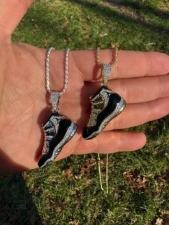 Air Jordan 45 Black Nike Sneaker Pendant MOISSANITE Real 925 Silver Iced Hip Hop 41 Air Jordan 45 Black Nike Sneaker Pendant MOISSANITE Real 925 Silver Iced Hip Hop -Harlem Bling Shop harlembling air jordan 45 black nike sneaker pendant moissanite real 925 silver iced hip hop 79407.1704353386