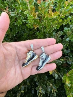 Air Jordan 45 Black Nike Sneaker Pendant MOISSANITE Real 925 Silver Iced Hip Hop 35 Air Jordan 45 Black Nike Sneaker Pendant MOISSANITE Real 925 Silver Iced Hip Hop -Harlem Bling Shop harlembling air jordan 45 black nike sneaker pendant moissanite real 925 silver iced hip hop 94746.1704353427