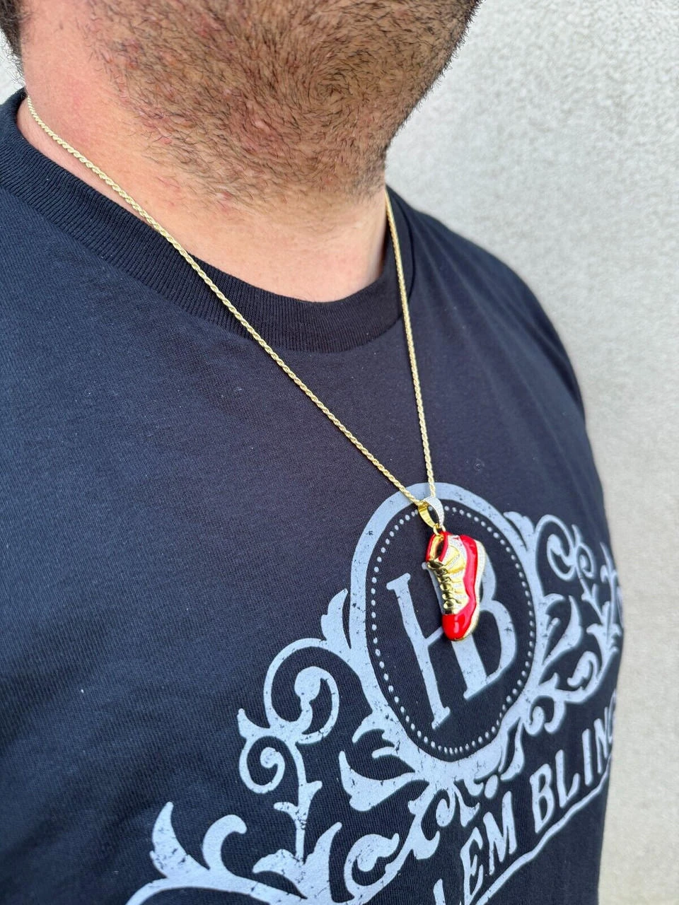 Air Jordan 45 Red Nike Sneaker Pendant MOISSANITE Real 925 Silver Iced Hip Hop 22 Air Jordan 45 Red Nike Sneaker Pendant MOISSANITE Real 925 Silver Iced Hip Hop - Image 20