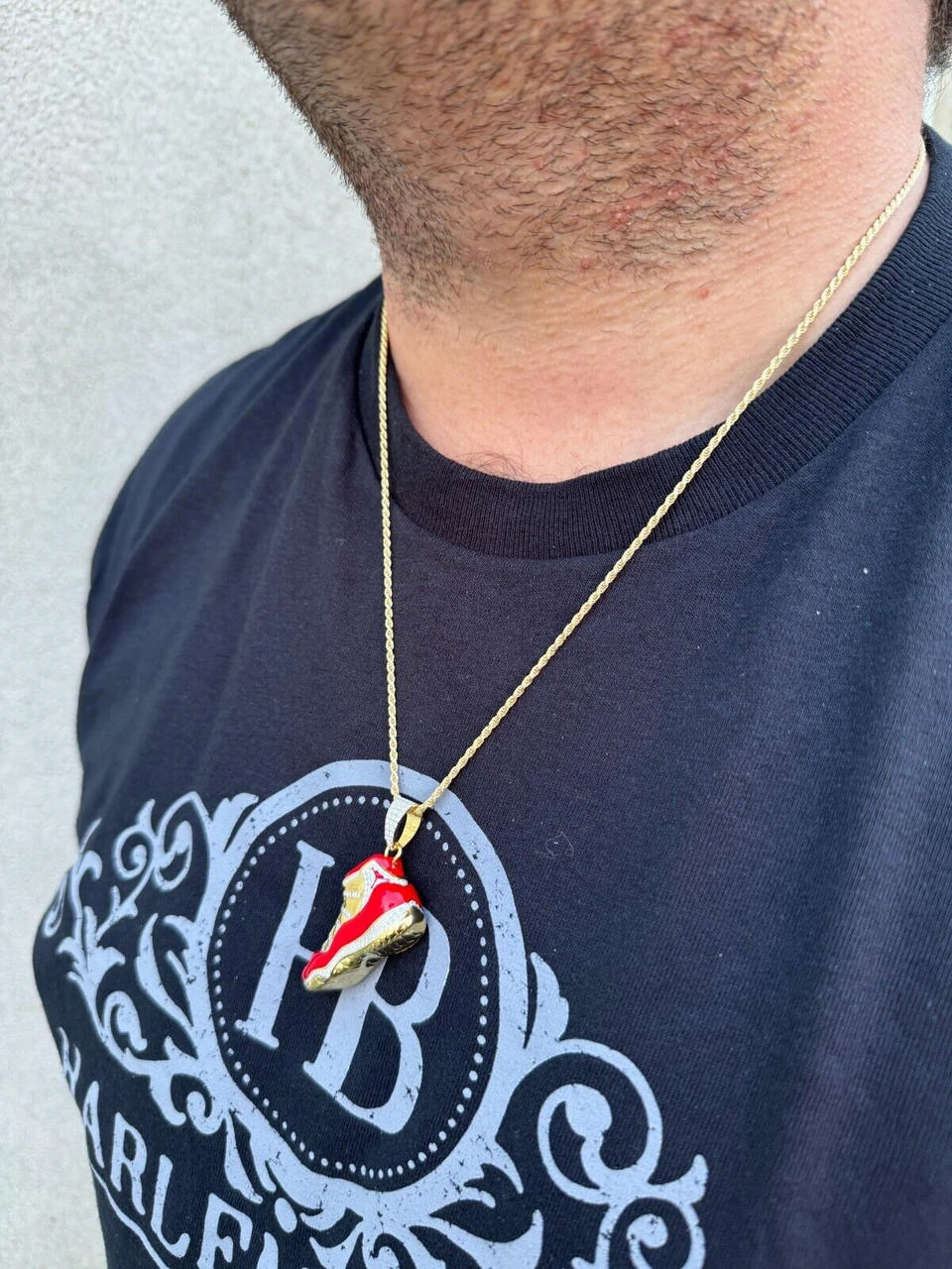 Air Jordan 45 Red Nike Sneaker Pendant MOISSANITE Real 925 Silver Iced Hip Hop 21 Air Jordan 45 Red Nike Sneaker Pendant MOISSANITE Real 925 Silver Iced Hip Hop - Image 19