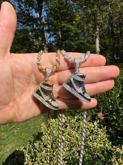 Air Force 1 High Top Nike Sneaker Pendant MOISSANITE Real 925 Silver Iced Hip Hop Necklace 23 Air Force 1 High Top Nike Sneaker Pendant MOISSANITE Real 925 Silver Iced Hip Hop Necklace -Harlem Bling Shop harlembling air jordan nike sneaker pendant moissanite real 925 silver iced hip hop necklace 17194.1697770446