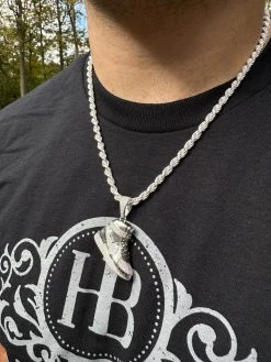 Air Force 1 High Top Nike Sneaker Pendant MOISSANITE Real 925 Silver Iced Hip Hop Necklace 39 Air Force 1 High Top Nike Sneaker Pendant MOISSANITE Real 925 Silver Iced Hip Hop Necklace -Harlem Bling Shop harlembling air jordan nike sneaker pendant moissanite real 925 silver iced hip hop necklace 31465.1697770432