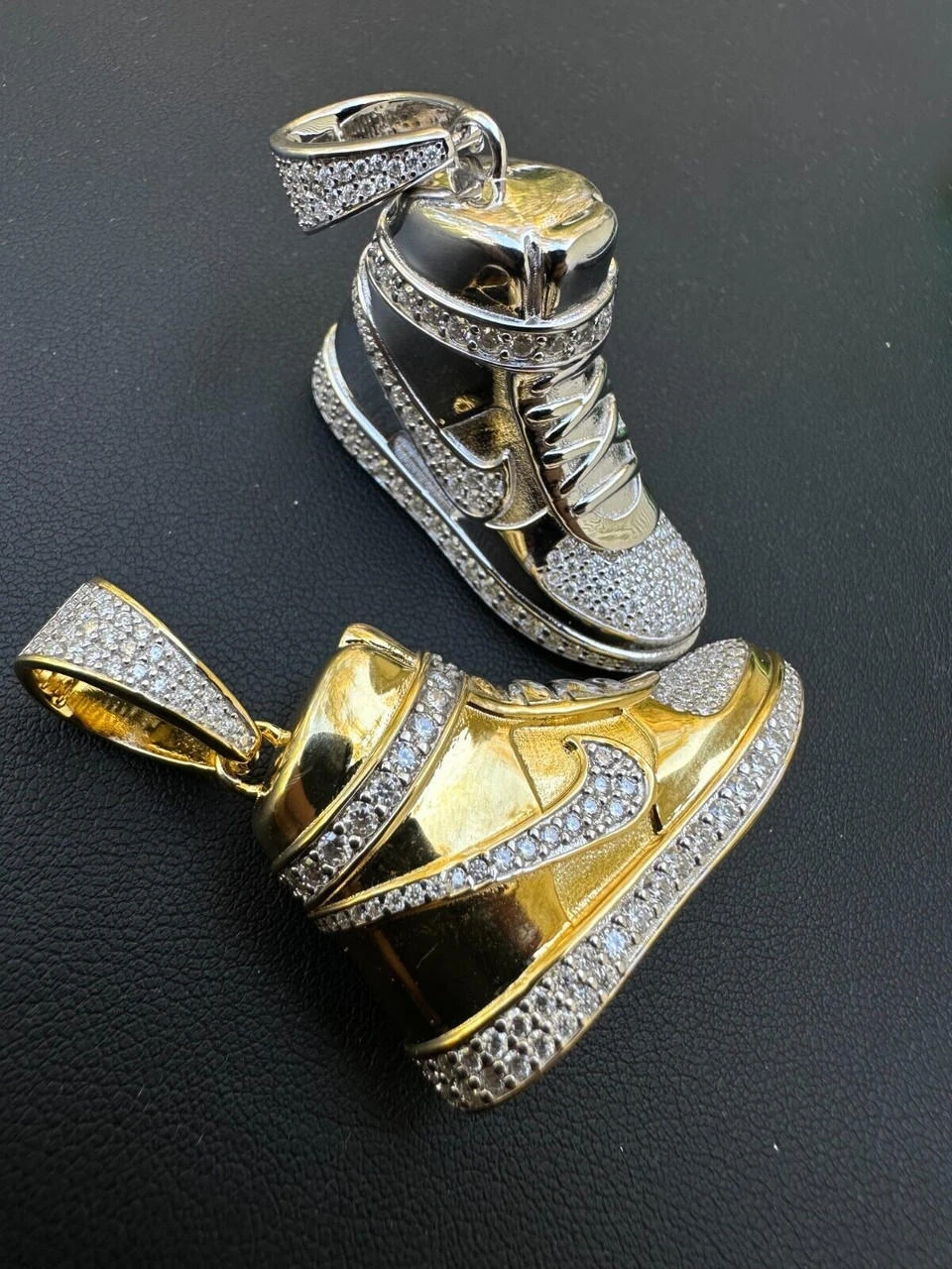 Air Force 1 High Top Nike Sneaker Pendant MOISSANITE Real 925 Silver Iced Hip Hop Necklace 15 Air Force 1 High Top Nike Sneaker Pendant MOISSANITE Real 925 Silver Iced Hip Hop Necklace - Image 13