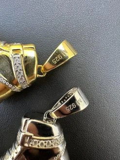 Air Force 1 High Top Nike Sneaker Pendant MOISSANITE Real 925 Silver Iced Hip Hop Necklace 41 Air Force 1 High Top Nike Sneaker Pendant MOISSANITE Real 925 Silver Iced Hip Hop Necklace -Harlem Bling Shop harlembling air jordan nike sneaker pendant moissanite real 925 silver iced hip hop necklace 66744.1697770481