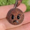 Angry Red Face Emoji Pendant Solid 925 Silver ICY Hip Hop Iced Diamond 1" 2 Angry Red Face Emoji Pendant Solid 925 Silver ICY Hip Hop Iced Diamond 1" -Harlem Bling Shop harlembling angry red face emoji pendant solid 925 silver icy hip hop iced diamond 1 03667.1664380164