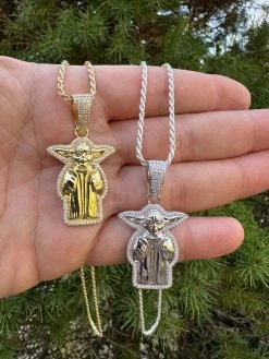 Baby Yoda Star Wars Pendant MOISSANITE Real 925 Silver / 14k Gold Iced Hip Hop 27 Baby Yoda Star Wars Pendant MOISSANITE Real 925 Silver / 14k Gold Iced Hip Hop -Harlem Bling Shop harlembling baby yoda star wars pendant moissanite real 925 silver 14k gold iced hip hop 52478.1700280305