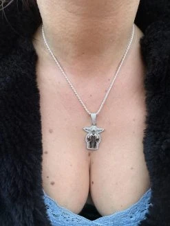 Baby Yoda Star Wars Pendant MOISSANITE Real 925 Silver / 14k Gold Iced Hip Hop 25 Baby Yoda Star Wars Pendant MOISSANITE Real 925 Silver / 14k Gold Iced Hip Hop -Harlem Bling Shop harlembling baby yoda star wars pendant moissanite real 925 silver 14k gold iced hip hop 68736.1700280321