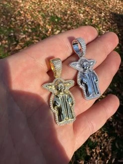 Baby Yoda Star Wars Pendant MOISSANITE Real 925 Silver / 14k Gold Iced Hip Hop 37 Baby Yoda Star Wars Pendant MOISSANITE Real 925 Silver / 14k Gold Iced Hip Hop -Harlem Bling Shop harlembling baby yoda star wars pendant moissanite real 925 silver 14k gold iced hip hop 97935.1700280235