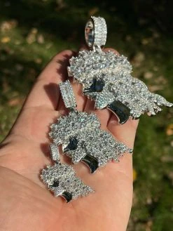 Baguette MOISSANITE Iced Hip Hop Jesus Pendant Iced Baguette Pass Diamond Tester -Harlem Bling Shop harlembling baguette moissanite iced hip hop jesus pendant iced baguette pass diamond tester 66993.1664360749