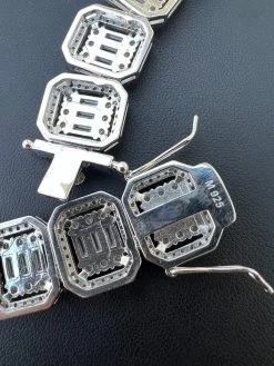 Baguette MOISSANITE Real 925 Silver 15mm Square Chain Necklace Pass Diamond Test 27 Baguette MOISSANITE Real 925 Silver 15mm Square Chain Necklace Pass Diamond Test -Harlem Bling Shop harlembling baguette moissanite real 925 silver 15mm square chain necklace pass diamond test 42615.1669562929