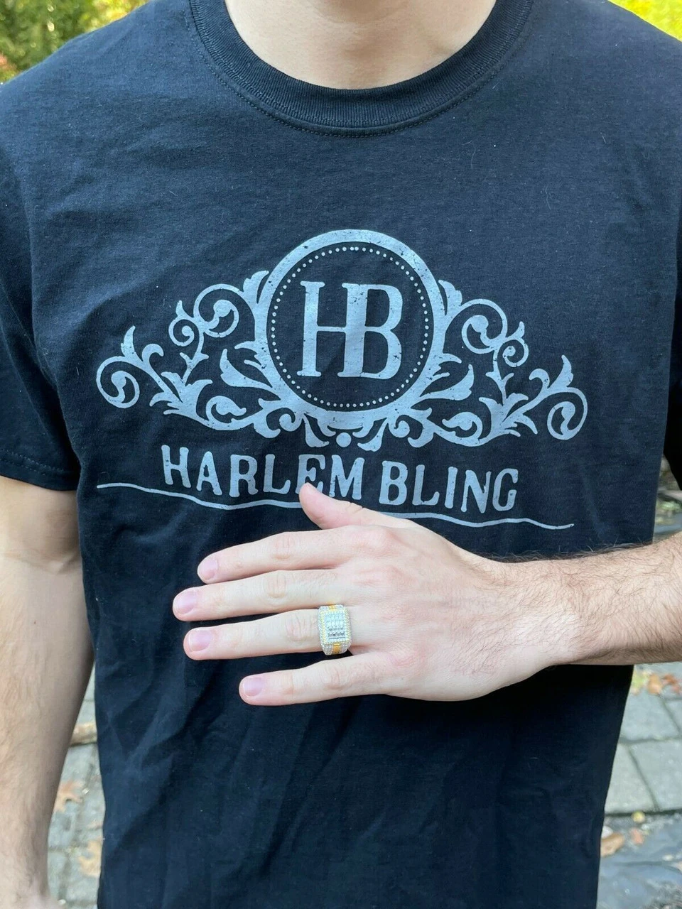 Baguette MOISSANITE Ring 14k Gold Vermeil Iced Pinky Hip Hop Passes Diamond Test 7 Baguette MOISSANITE Ring 14k Gold Vermeil Iced Pinky Hip Hop Passes Diamond Test - Image 5