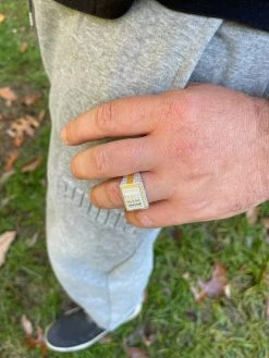 Baguette MOISSANITE Ring 14k Gold Vermeil Iced Pinky Hip Hop Passes Diamond Test 19 Baguette MOISSANITE Ring 14k Gold Vermeil Iced Pinky Hip Hop Passes Diamond Test -Harlem Bling Shop harlembling baguette moissanite ring 14k gold vermeil iced pinky hip hop passes diamond test 71837.1664355529