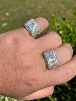 Baguette MOISSANITE Ring Real 925 Silver Iced Pinky Hip Hop Passes Diamond Test 21 Baguette MOISSANITE Ring Real 925 Silver Iced Pinky Hip Hop Passes Diamond Test -Harlem Bling Shop harlembling baguette moissanite ring real 925 silver iced pinky hip hop passes diamond test 05819.1664360374