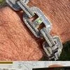Baguette MOISSANITE Solid 925 Silver Iced Gucci Link Bracelet Pass Diamond Test 2 Baguette MOISSANITE Solid 925 Silver Iced Gucci Link Bracelet Pass Diamond Test -Harlem Bling Shop harlembling baguette moissanite solid 925 silver iced gucci link bracelet pass diamond test 71571.1669562914
