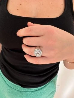 Big 2.4ct Oval Cut MOISSANITE Solitaire Men's Real Solid 925 Silver Ring Pinky -Harlem Bling Shop harlembling big 2.4ct oval cut moissanite solitaire mens real solid 925 silver ring pinky 63407.1699501787