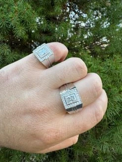 Big 2.6ct Baguette MOISSANITE Solitaire Mens Real Solid 925 Silver Ring Pinky 34 Big 2.6ct Baguette MOISSANITE Solitaire Mens Real Solid 925 Silver Ring Pinky -Harlem Bling Shop harlembling big 2.6ct baguette moissanite solitaire mens real solid 925 silver ring pinky 53896.1703048662