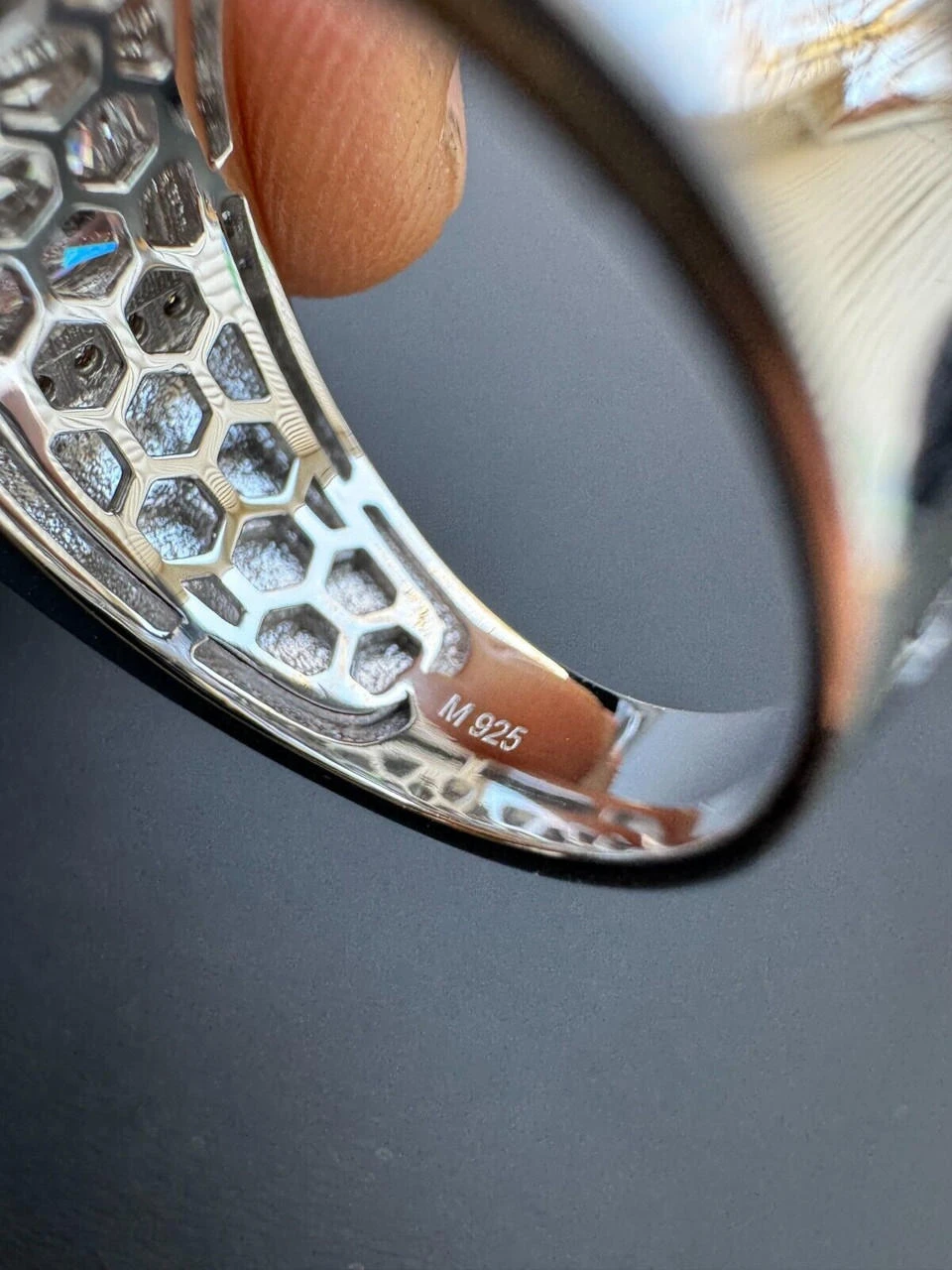 Big 2.6ct Baguette MOISSANITE Solitaire Mens Real Solid 925 Silver Ring Pinky 7 Big 2.6ct Baguette MOISSANITE Solitaire Mens Real Solid 925 Silver Ring Pinky - Image 5