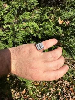 Big 2.6ct Emerald Cut MOISSANITE Solitaire Mens Real Solid 925 Silver Ring Pinky -Harlem Bling Shop harlembling big 2.6ct emerald cut moissanite solitaire mens real solid 925 silver ring pinky 96936.1700020743