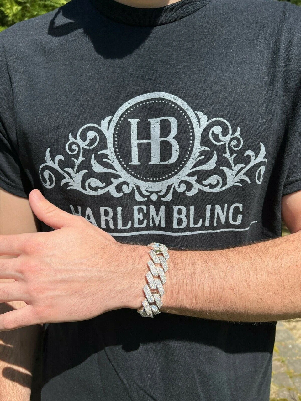 Big 22mm MOISSANITE Prong Cuban Link Bracelet 925 Silver Iced Pass Diamond Test 14 Big 22mm MOISSANITE Prong Cuban Link Bracelet 925 Silver Iced Pass Diamond Test - Image 12