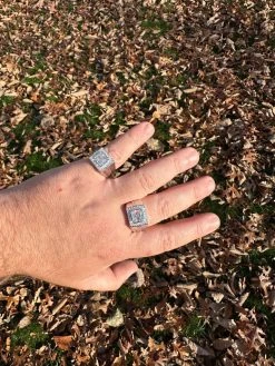 Big 3.6ct Asscher Cut MOISSANITE Solitaire Mens Real Solid 925 Silver Ring Pinky 39 Big 3.6ct Asscher Cut MOISSANITE Solitaire Mens Real Solid 925 Silver Ring Pinky -Harlem Bling Shop harlembling big 3.6ct asscher cut moissanite solitaire mens real solid 925 silver ring pinky 86287.1700193747