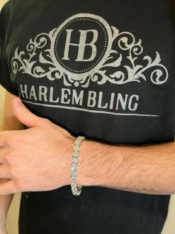 BIG Stone 8mm 44-52ct Real MOISSANITE Tennis Bracelet Pass Diamond Test Out Iced 20 BIG Stone 8mm 44-52ct Real MOISSANITE Tennis Bracelet Pass Diamond Test Out Iced -Harlem Bling Shop harlembling big stone 8mm 44 52ct real moissanite tennis bracelet pass diamond test out iced 62230.1664357628